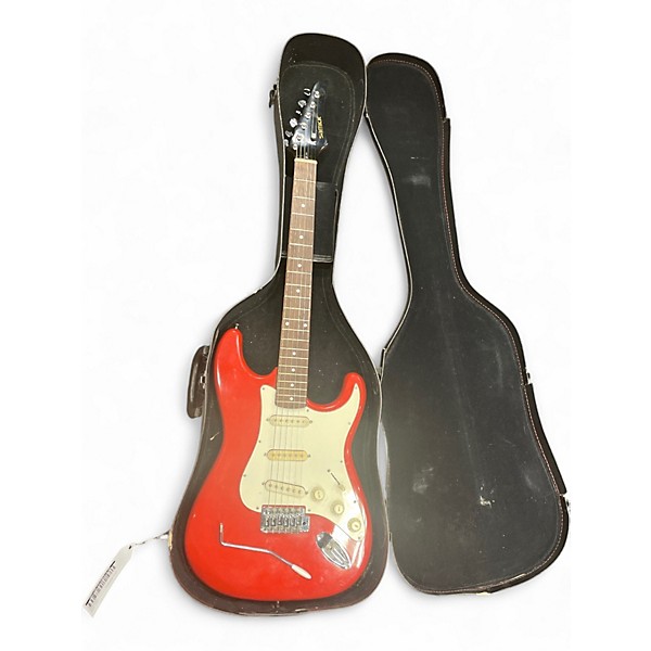 Used Samick LS-10R RED Solid Body Electric Guitar