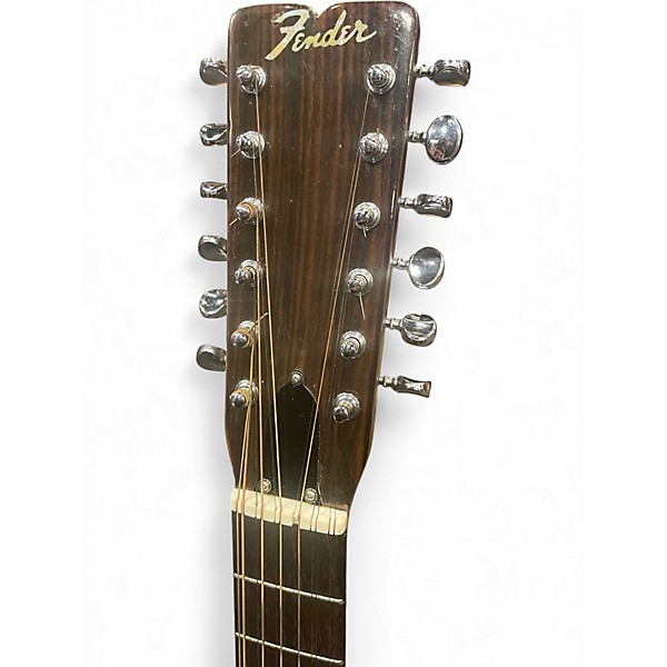 Vintage 1970s Fender F-55-12 Natural 12 String Acoustic Guitar