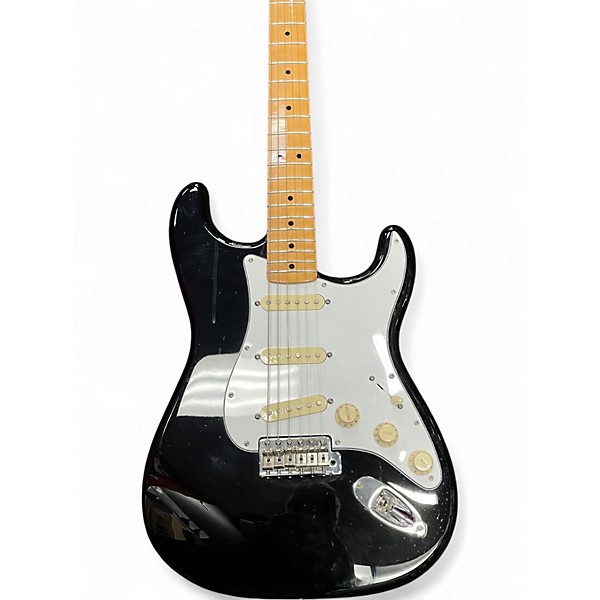 Used Fender Jimi Hendrix Stratocaster Black Solid Body Electric Guitar