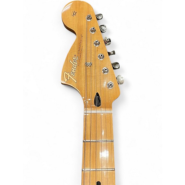 Used Fender Jimi Hendrix Stratocaster Black Solid Body Electric Guitar