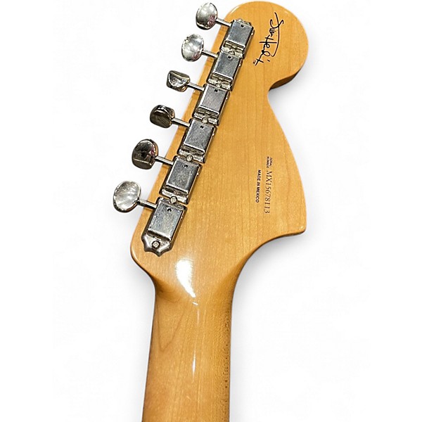 Used Fender Jimi Hendrix Stratocaster Black Solid Body Electric Guitar