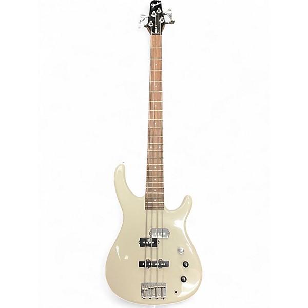 Vintage 1990s Fender MB-4 Antique White Electric Bass Guitar