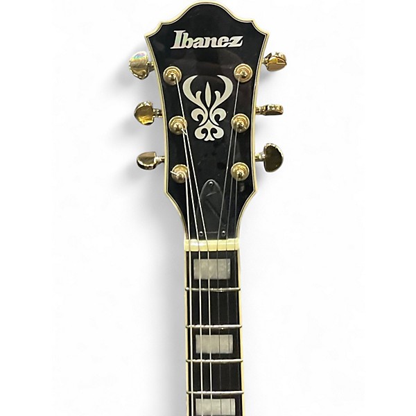 Used Ibanez AS93 Artcore Black Hollow Body Electric Guitar