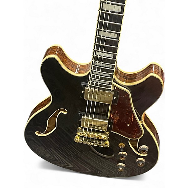 Used Ibanez AS93 Artcore Black Hollow Body Electric Guitar