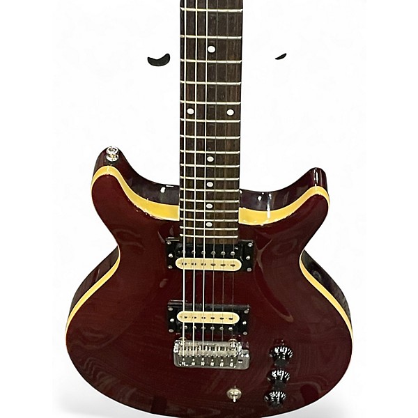 Used Hamer XT Series Burgundy Solid Body Electric Guitar