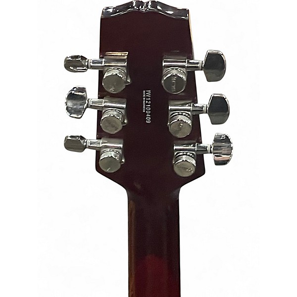 Used Hamer XT Series Burgundy Solid Body Electric Guitar