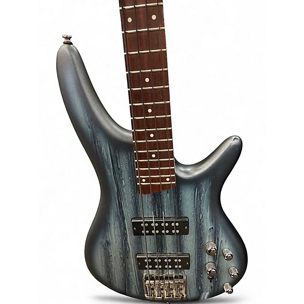 Used Ibanez SR300 Trans Blue Electric Bass Guitar