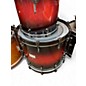 Used Mapex 5 Piece Saturn Standard Red to Black Fade Drum Kit