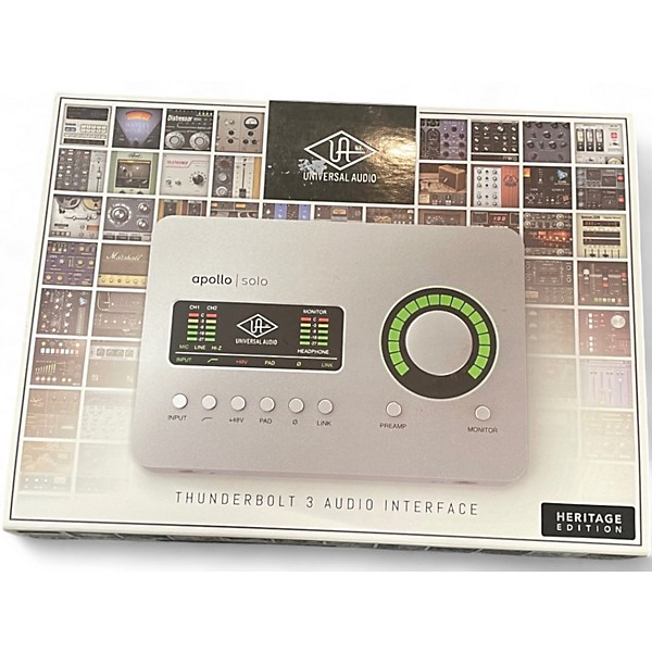 Used Universal Audio Apollo Solo Heritage Edition Thunderbolt 3 Audio Interface