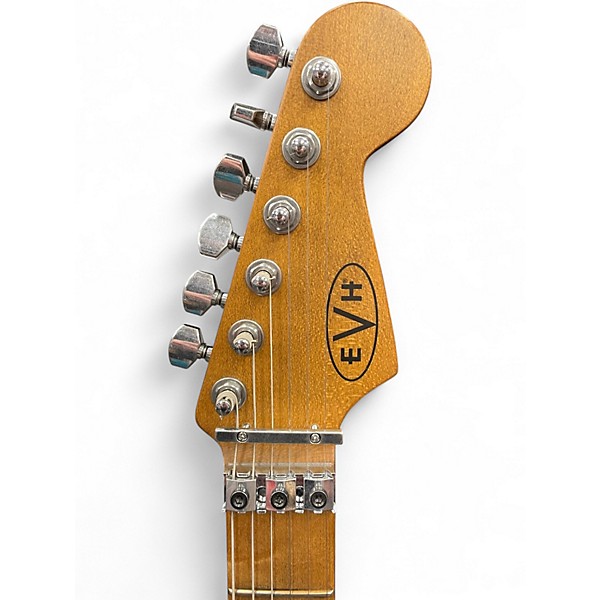 Used EVH Frankenstein Relic Series Silver Burst Solid Body Electric Guitar