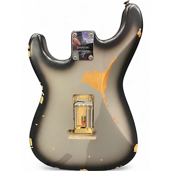 Used EVH Frankenstein Relic Series Silver Burst Solid Body Electric Guitar