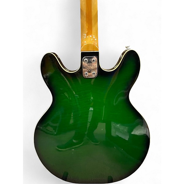 Used Univox Doublecut Hollowbody Emerald Green Hollow Body Electric Guitar