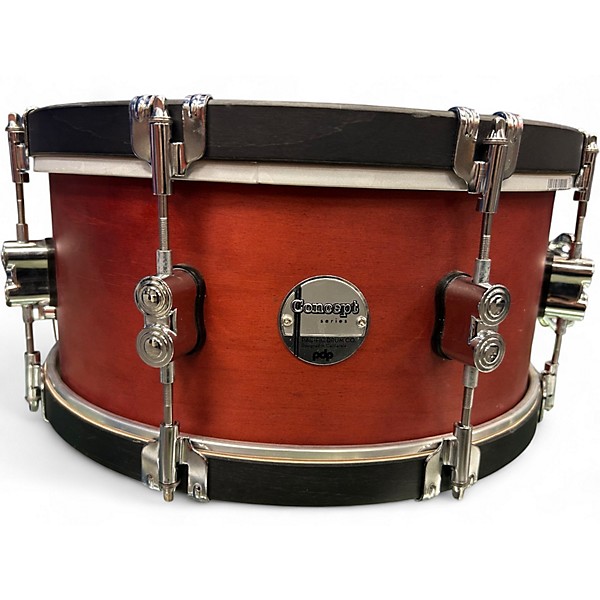 Used PDP by DW 6.5X14 Concept Series Snare oxblood Drum