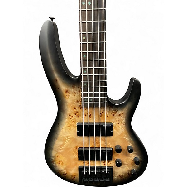 Used ESP LTD B5 Charcoal Burst Electric Bass Guitar