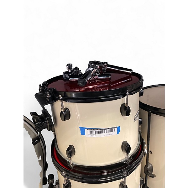 Used Pearl 5 Piece Forum Classic White Drum Kit