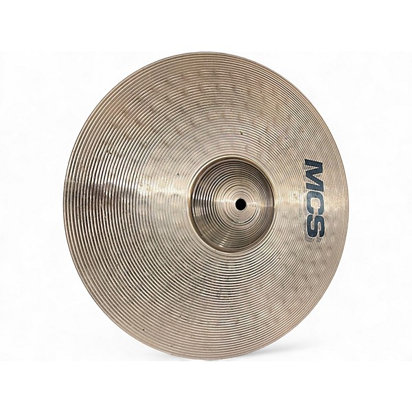 Used MEINL 14in MCS HIHAT BOTTOM AND TOP 14IN Cymbal