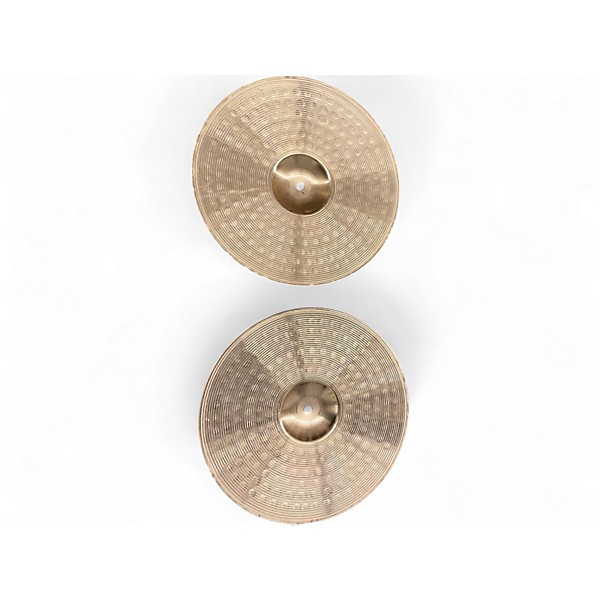 Used MEINL 14in MCS HIHAT BOTTOM AND TOP 14IN Cymbal