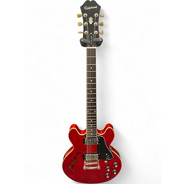 Used Epiphone Ultra-339 Red Hollow Body Electric Guitar