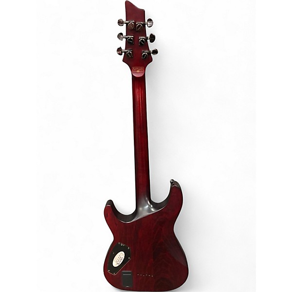 Used Schecter Guitar Research BLCKJACK ATX Wine Red Solid Body Electric Guitar