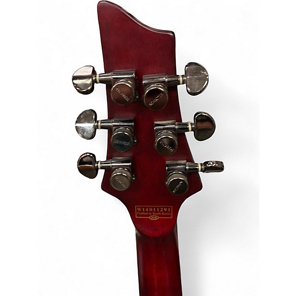 Used Schecter Guitar Research BLCKJACK ATX Wine Red Solid Body Electric Guitar