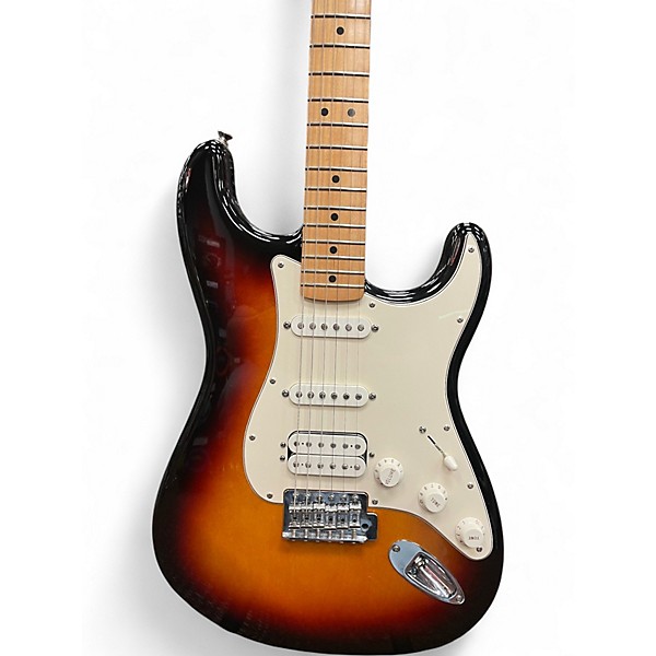 Used Fender Standard Stratocaster HSS Sunburst Solid Body Electric Guitar