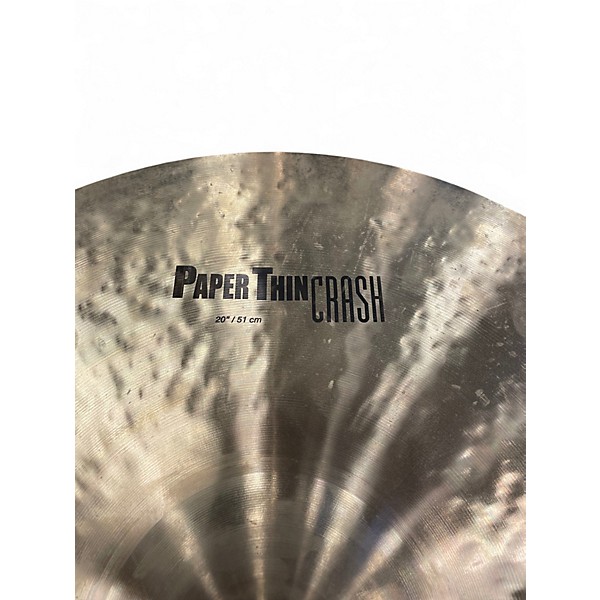 Used Zildjian 20in K PAPER THIN CRASH Cymbal