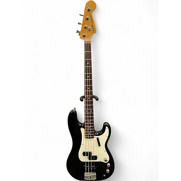 Used Fender PJ BASS MIJ Black Electric Bass Guitar