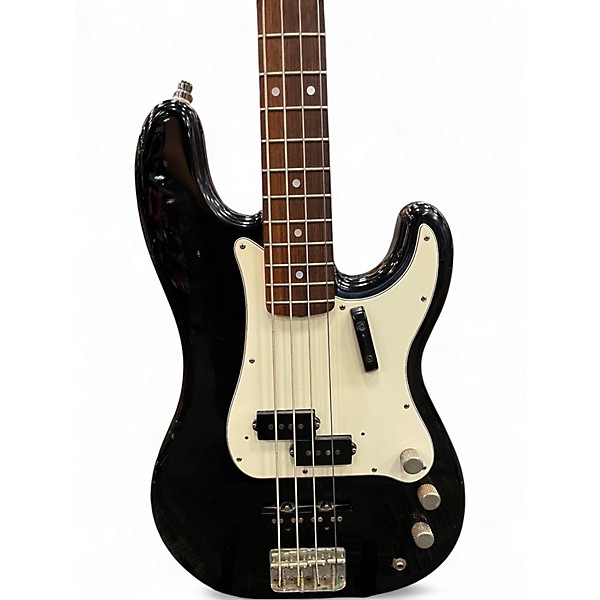 Used Fender PJ BASS MIJ Black Electric Bass Guitar