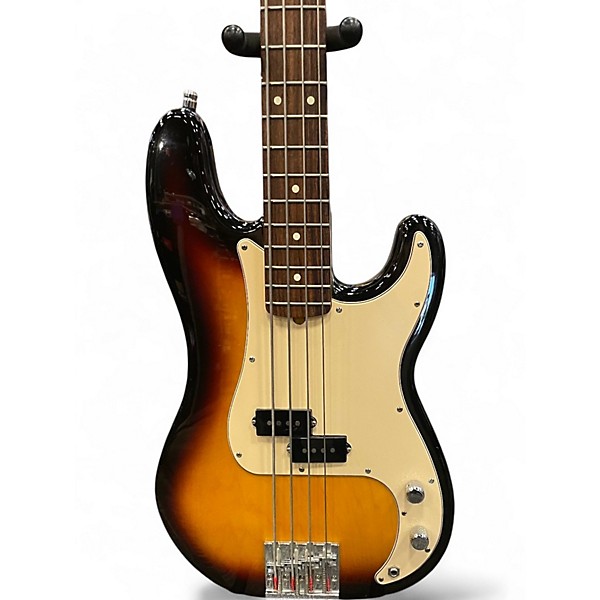 Used 2004 Fender American Standard Precision Bass 3 Tone Sunburst Electric Bass Guitar
