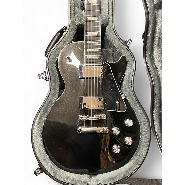 Used Epiphone Les Paul Custom Gray and Brown Solid Body Electric Guitar