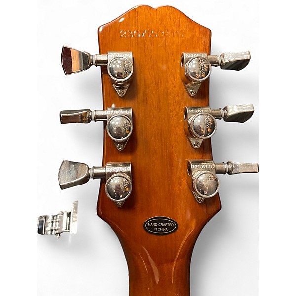 Used Epiphone Les Paul Custom Gray and Brown Solid Body Electric Guitar