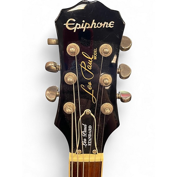 Used Epiphone Les Paul Standard Black Solid Body Electric Guitar