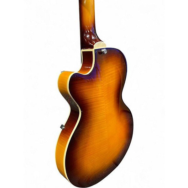 Used Hofner Ignition Club Sunburst Electric Bass Guitar