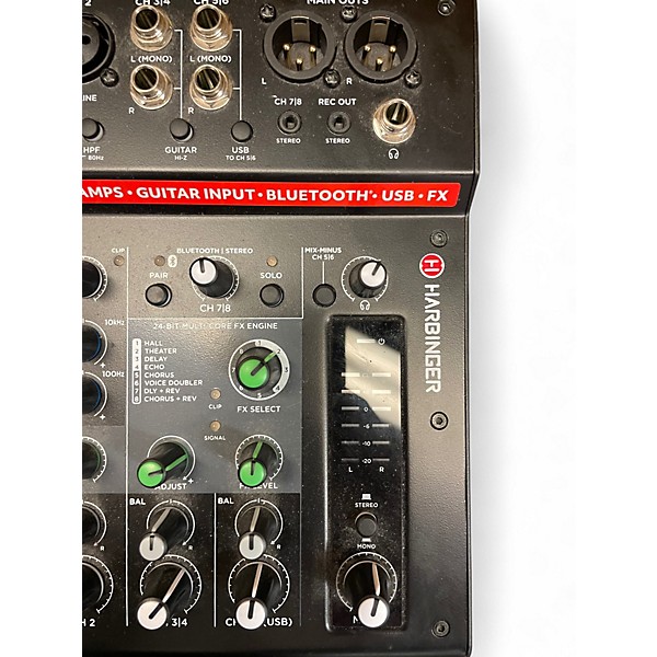 Used Harbinger LX8 Unpowered Mixer