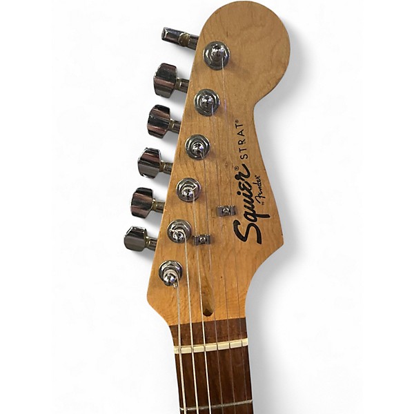 Used Squier STRATOCASTER SUNBURST Solid Body Electric Guitar