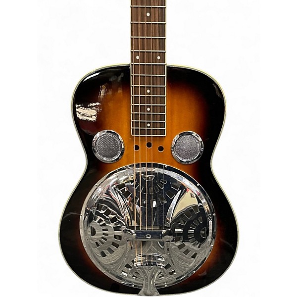 Used Morgan Monroe MSQ100 2 Tone Sunburst Resonator Guitar