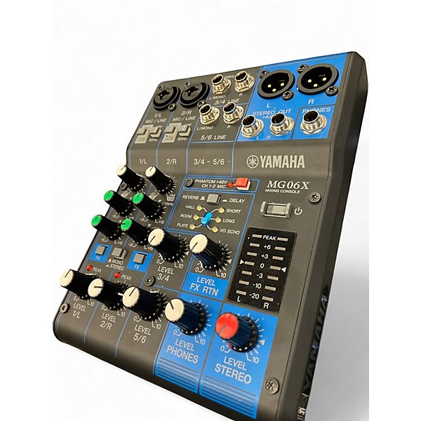 Used Yamaha MG06X Unpowered Mixer