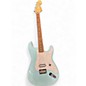 Used Fender Tom Delonge Signature Stratocaster Daphne Blue Solid Body Electric Guitar thumbnail