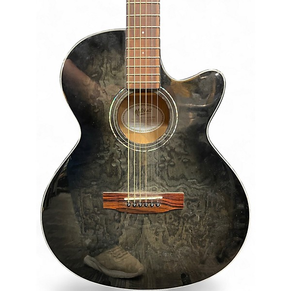 Used Mitchell MX430QAB QUILTED ASH BURL Acoustic Electric Guitar