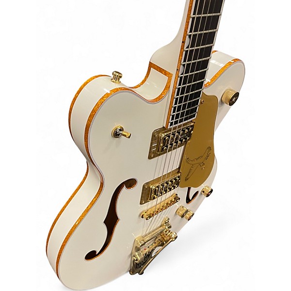 Used Gretsch Guitars g6636t white falcon white Hollow Body Electric Guitar