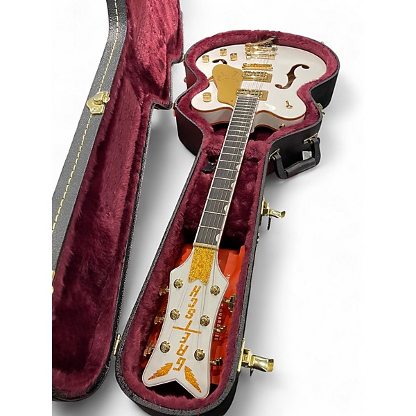 Used Gretsch Guitars g6636t white falcon white Hollow Body Electric Guitar