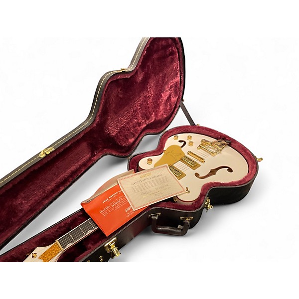 Used Gretsch Guitars g6636t white falcon white Hollow Body Electric Guitar