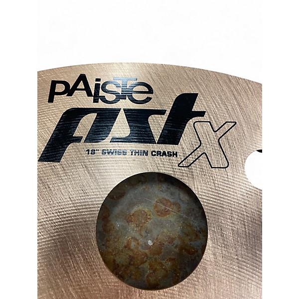 Used Paiste 18in SWISS THIN CRASH Cymbal