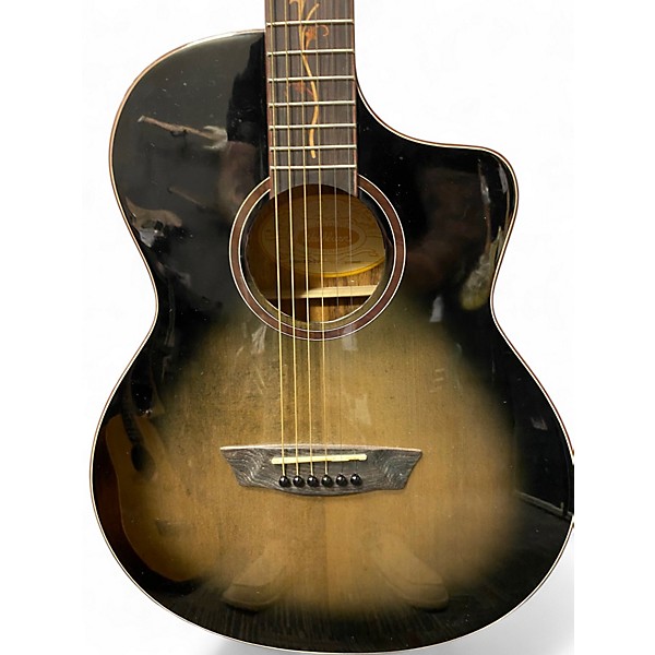 Used Washburn BTS9VCECH-D-U GREY BURST Acoustic Electric Guitar