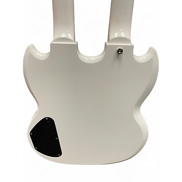 Used 2012 Epiphone G-1275 DOUBLE NECK Alpine White Solid Body Electric Guitar