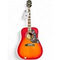 Used Epiphone Hummingbird Heritage Cherry Sunburst Acoustic Guitar thumbnail