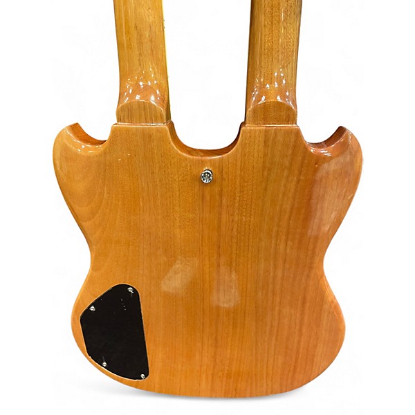 Used Cozart 6 12 Double Neck Natural Solid Body Electric Guitar