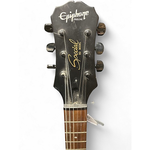 Used Epiphone SG Special Bolt On Black Solid Body Electric Guitar