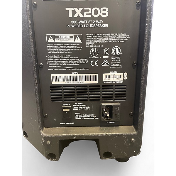 Used Alto TX208 Powered Speaker
