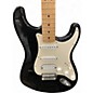 Used Fender Standard Stratocaster Black Solid Body Electric Guitar